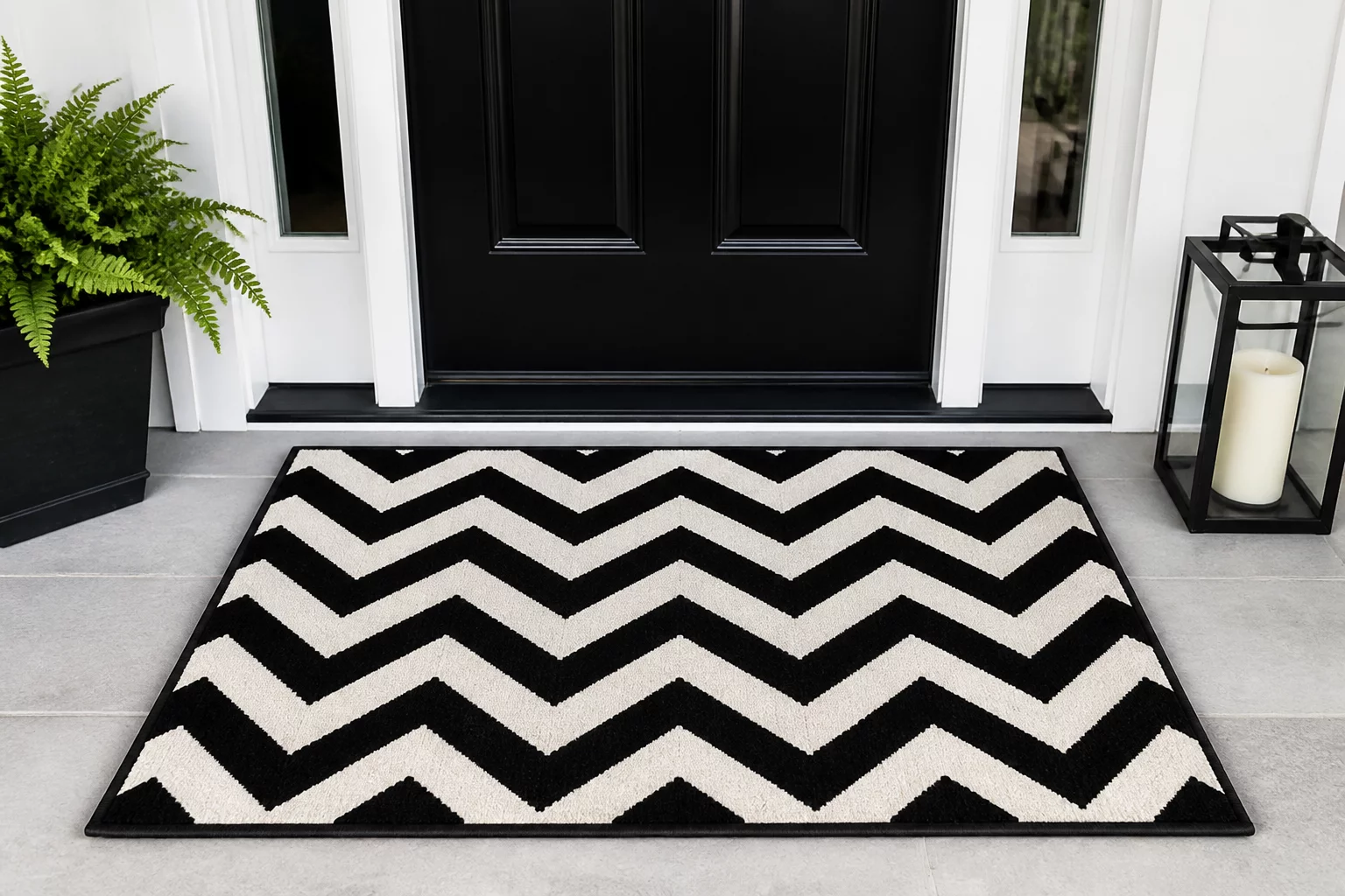 Modern Chevron Doormat