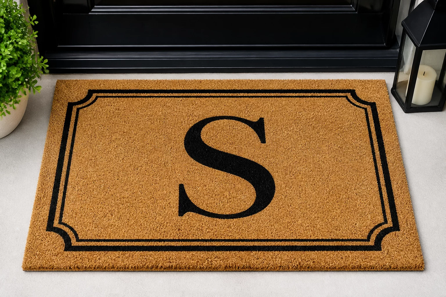 Personalized Monogram Mat