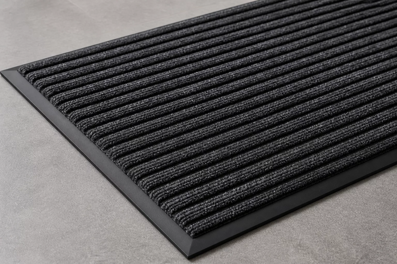 Ribbed Charcoal Entry Mat